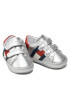 Tommy Hilfiger Polobotky Velcro Shoe Silver T0A4-32110-1070 Stříbrná - Pepit.cz