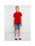 Tommy Hilfiger Polokošile Boys Tommy KB0KB03975 S Červená Regular Fit - Pepit.cz