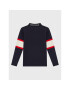 Tommy Hilfiger Polokošile Colorblock KB0KB07732 D Tmavomodrá Regular Fit - Pepit.cz