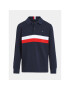 Tommy Hilfiger Polokošile Corporate Colorblock KB0KB08656 Tmavomodrá Regular Fit - Pepit.cz