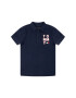 Tommy Hilfiger Polokošile Graphic KB0KB05430 D Tmavomodrá Regular Fit - Pepit.cz