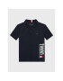 Tommy Hilfiger Polokošile Graphic KB0KB07730 D Tmavomodrá Regular Fit - Pepit.cz