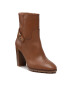 Tommy Hilfiger Polokozačky Belt High Heel Boot FW0FW06768 Hnědá - Pepit.cz