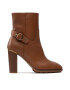 Tommy Hilfiger Polokozačky Belt High Heel Boot FW0FW06768 Hnědá - Pepit.cz