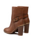 Tommy Hilfiger Polokozačky Belt High Heel Boot FW0FW06768 Hnědá - Pepit.cz