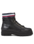 Tommy Hilfiger Polokozačky Corporate Feminine Outdoor Boot FW0FW07501 Černá - Pepit.cz