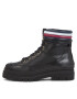 Tommy Hilfiger Polokozačky Corporate Feminine Outdoor Boot FW0FW07501 Černá - Pepit.cz