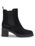 Tommy Hilfiger Polokozačky Essential Midheel Suede Bootie FW0FW07522 Černá - Pepit.cz