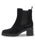 Tommy Hilfiger Polokozačky Essential Midheel Suede Bootie FW0FW07522 Černá - Pepit.cz