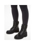 Tommy Hilfiger Polokozačky Feminine Felt Lace Up Bootie FW0FW07500 Černá - Pepit.cz