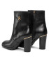 Tommy Hilfiger Polokozačky Feminine Th Hardware Bootie FW0FW07540 Černá - Pepit.cz