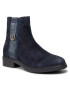 Tommy Hilfiger Polokozačky Hardware Suede Flat Boot FW0FW05974 Tmavomodrá - Pepit.cz