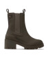 Tommy Hilfiger Polokozačky Heeled Chelsey Boot Bio FW0FW06677 Khaki - Pepit.cz