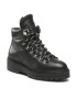 Tommy Hilfiger Polokozačky Leather Outdoor Flat Boot FW0FW06725 Černá - Pepit.cz