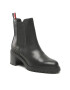 Tommy Hilfiger Polokozačky Outdoor Chelsea Mid Heel Boot FW0FW06737 Černá - Pepit.cz