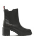 Tommy Hilfiger Polokozačky Outdoor Chelsea Mid Heel Boot FW0FW06737 Černá - Pepit.cz