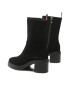 Tommy Hilfiger Polokozačky Outdoor Mid Heel Boot FW0FW06620 Černá - Pepit.cz