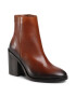 Tommy Hilfiger Polokozačky Shaded Leather High Heel Boot FW0FW05164 Hnědá - Pepit.cz