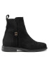 Tommy Hilfiger Polokozačky Th Essentials Flat Boot FW0FW05995 Černá - Pepit.cz