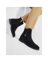 Tommy Hilfiger Polokozačky Th Essentials Flat Boot FW0FW05995 Černá - Pepit.cz