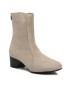 Tommy Hilfiger Polokozačky Th Feminine City Suede Bootie FW0FW07536 Béžová - Pepit.cz