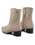 Tommy Hilfiger Polokozačky Th Feminine City Suede Bootie FW0FW07536 Béžová - Pepit.cz