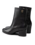 Tommy Hilfiger Polokozačky Th Hardware Bootie Leather FW0FW06760 Černá - Pepit.cz