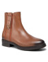 Tommy Hilfiger Polokozačky Th Hardware Leather Boot FW0FW05996 Hnědá - Pepit.cz