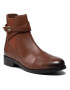 Tommy Hilfiger Polokozačky Th Hardware On Belt Flat Boot FW0FW05967 Hnědá - Pepit.cz