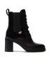 Tommy Hilfiger Polokozačky Th Outdoor Heel Lace Up Boot FW0FW05942 Černá - Pepit.cz