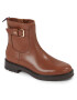 Tommy Hilfiger Polokozačky Thermo Leather Belt Bootie FW0FW07479 Hnědá - Pepit.cz