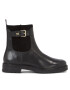 Tommy Hilfiger Polokozačky Thermo Material Mix Belt Bootie FW0FW07477 Černá - Pepit.cz