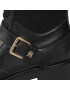 Tommy Hilfiger Polokozačky Tommy Belt Leather Boot FW0FW07526 Černá - Pepit.cz