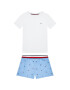 Tommy Hilfiger Pyžamo Set Woven Emroidery UB0UB00386 Bílá - Pepit.cz