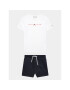 Tommy Hilfiger Sada tričko a sportovní šortky KG0KG07281 D Bílá Regular Fit - Pepit.cz