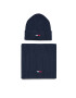 Tommy Hilfiger Set čepice a tunelová šála Tjw Flag Beanie And Scarf AM0AM11677 Tmavomodrá - Pepit.cz