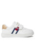 Tommy Hilfiger Sneakersy Flag Low Cut Velcro Sneaker T1A9-32956-1355 S Bílá - Pepit.cz