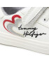 Tommy Hilfiger Sneakersy Low Cut Lace-Up/Velcro Sneaker T1A4-32132-1374 S Bílá - Pepit.cz