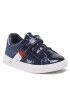 Tommy Hilfiger Sneakersy Low Cut Lace-Up /Velcro Sneaker T1A9-32298-1160 S Tmavomodrá - Pepit.cz