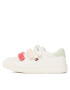 Tommy Hilfiger Sneakersy Low Cut Velcro Sneaker T1A9-32710-1355 S Bílá - Pepit.cz