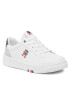 Tommy Hilfiger Sneakersy Monogram Low Cut Lace-Up Sneaker T3X9-32857-1355 S Bílá - Pepit.cz