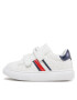 Tommy Hilfiger Sneakersy Stripes Low Cut Velcro Sneaker T1A9-32694-1355 S Bílá - Pepit.cz