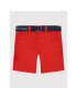 Tommy Hilfiger Šortky z materiálu Essential KB0KB07399 D Červená Slim Fit - Pepit.cz