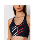 Tommy Hilfiger Sportovní podprsenka Graphic Racer S10S101066 Tmavomodrá - Pepit.cz