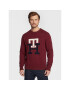 Tommy Hilfiger Svetr Bold Monogram MW0MW28045 Bordó Oversize - Pepit.cz