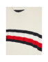 Tommy Hilfiger Svetr Essential Global Stripe KB0KB07826 M Béžová Regular Fit - Pepit.cz