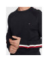 Tommy Hilfiger Svetr Global MW0MW29038 Tmavomodrá Regular Fit - Pepit.cz