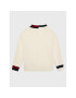 Tommy Hilfiger Svetr KG0KG06903 Écru Oversize - Pepit.cz