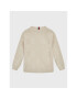 Tommy Hilfiger Svetr Structured Label KB0KB07832 D Béžová Regular Fit - Pepit.cz