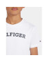 Tommy Hilfiger T-Shirt Arched KB0KB08333 D Bílá Regular Fit - Pepit.cz